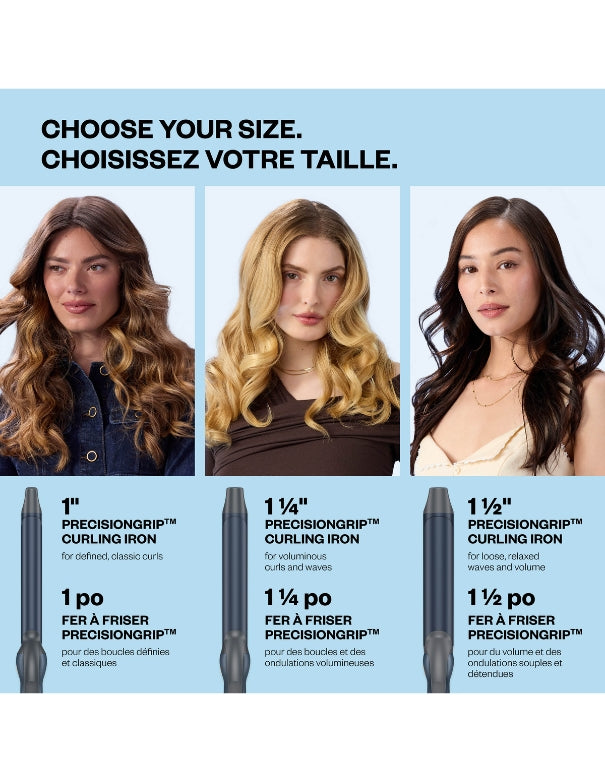 BaBylissPRO Nano Titanium PrecisionGrip Curling Iron 1