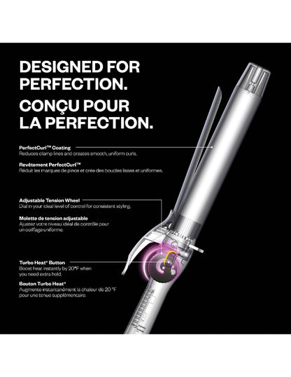 BaBylissPRO Nano Titanium PrecisionGrip Curling Iron 1