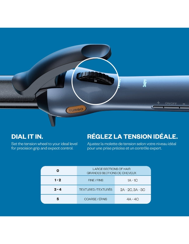 BaBylissPRO Nano Titanium PrecisionGrip Curling Iron 1