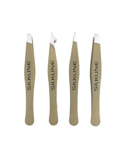 Ensemble de mini pinces à épiler professionnelles Silkline