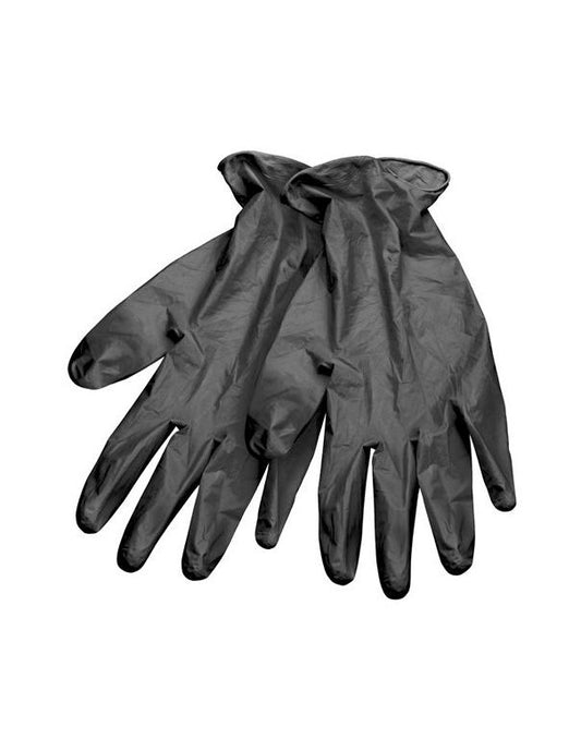 Gants jetables en vinyle BabylissPro, taille M, noirs