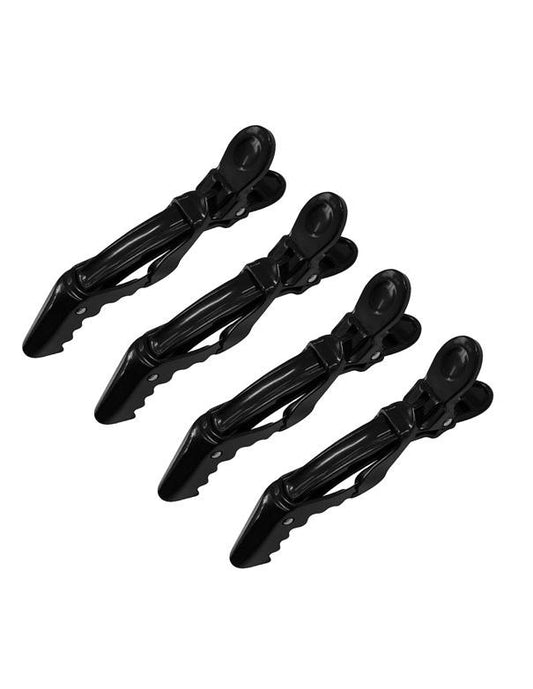 Pinces de séparation extensibles BaBylissPro noires, 4 pièces