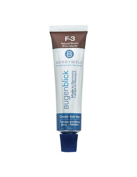 Crème colorante capillaire esthétique Berrywell, brun naturel F-3C