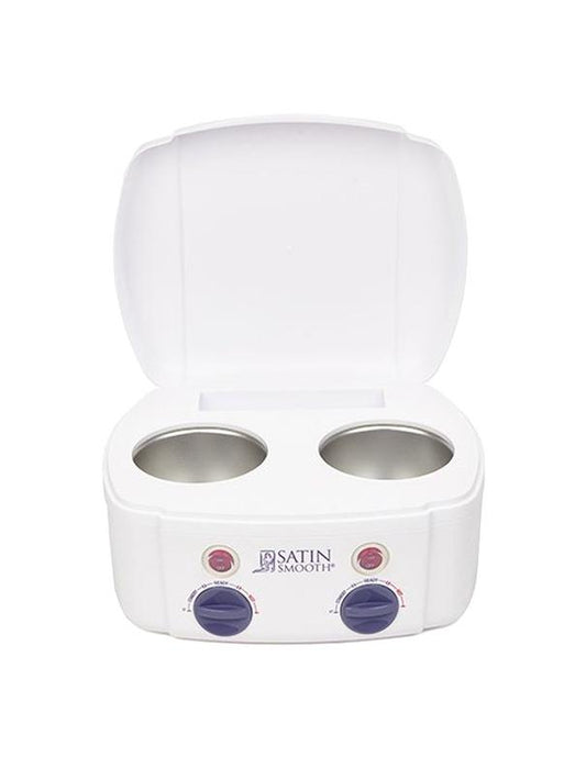 Chauffe-cire double satiné lisse