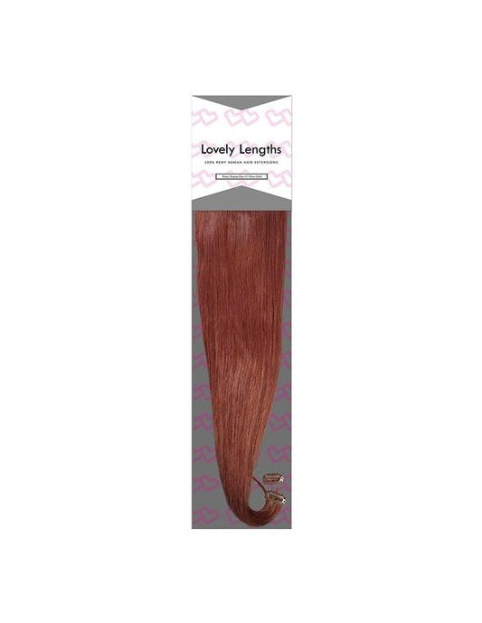 Lovely Lengths Clip-In Extensions 20 Inch 33 Red