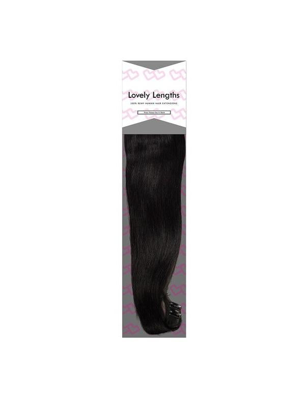 Extensions à clips Lovely Lengths 20 pouces 1 noir