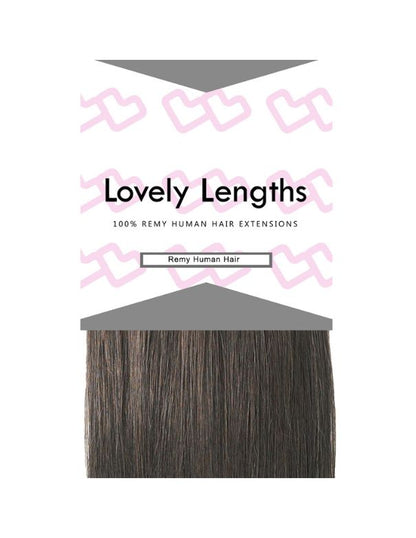 Extensions à clips Lovely Lengths 20 pouces 1 noir