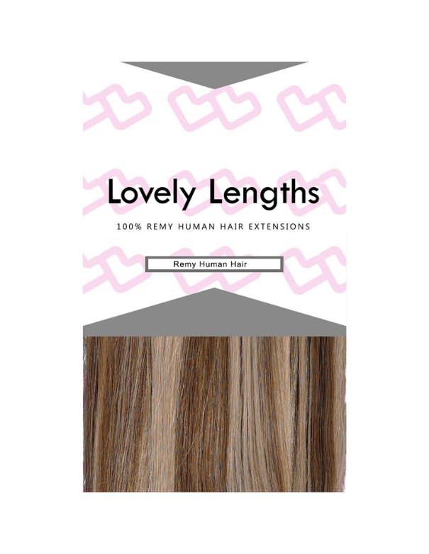 Extensions à clips Lovely Lengths 20 pouces, couleur miel cendré 816