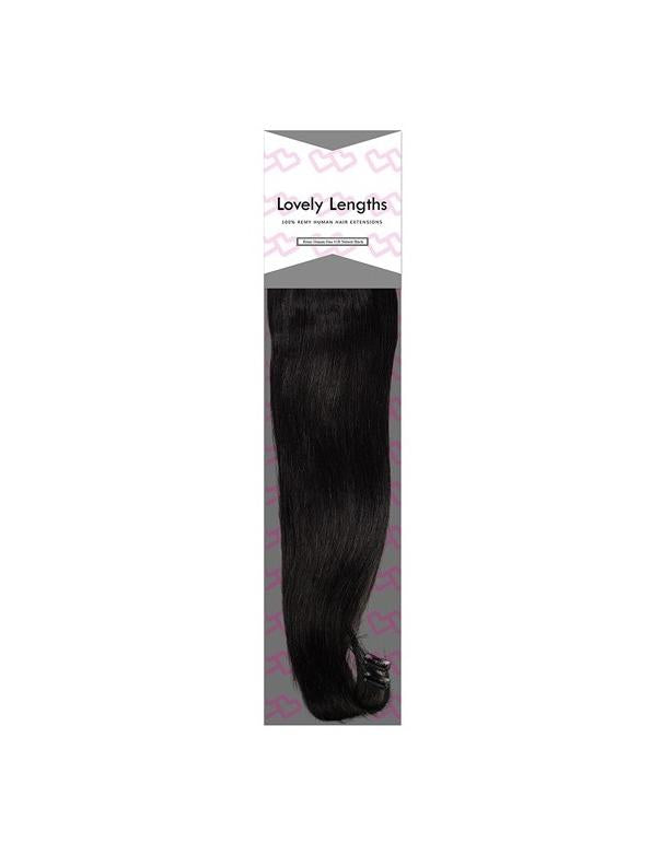 Extensions à clips Lovely Lengths 20 pouces 1B Noir naturel