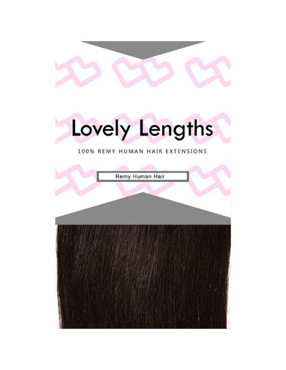 Extensions à clips Lovely Lengths 20 pouces 1B Noir naturel