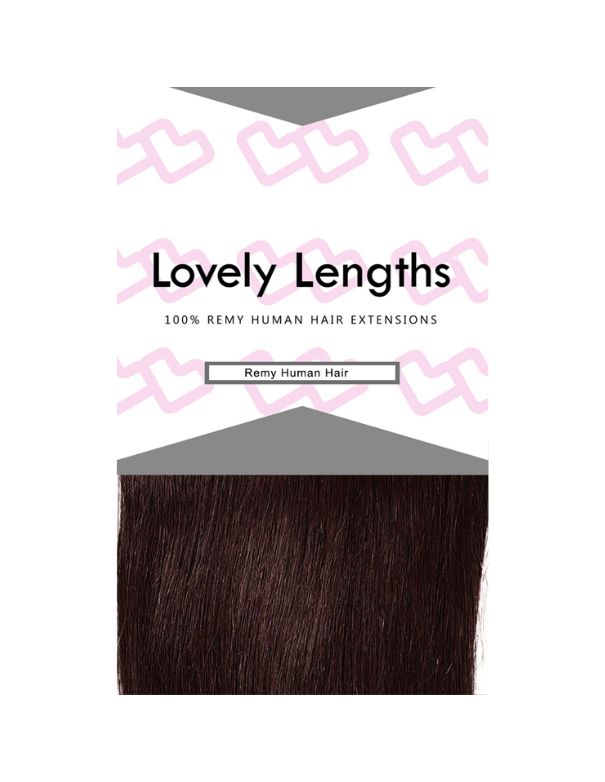 Extensions à clips Lovely Lengths 20 pouces, couleur 1C, noir cassé