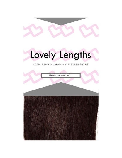 Extensions à clips Lovely Lengths 20 pouces, couleur 1C, noir cassé