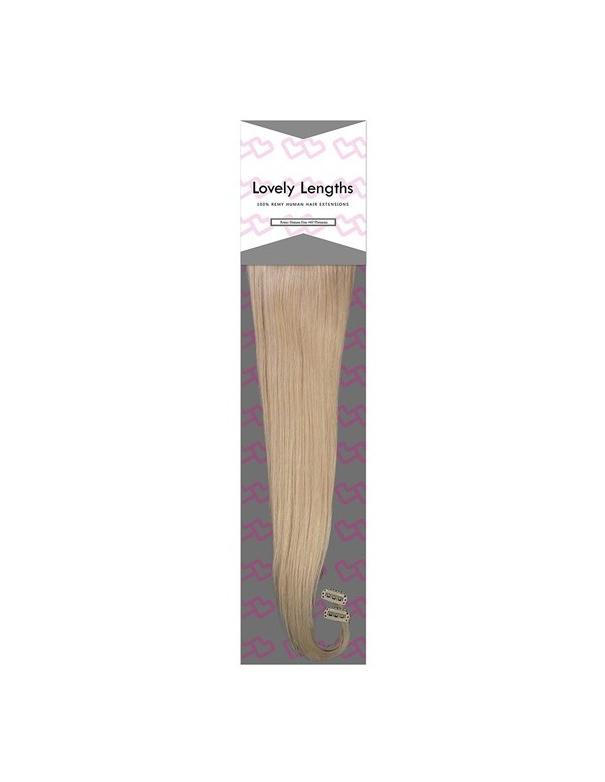 Extensions à clips Lovely Lengths 20 pouces, couleur platine 60