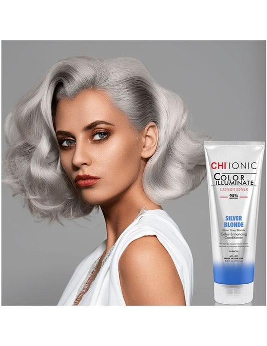 Après-shampoing CHI Color Illuminate Silver Blonde - 251 ml