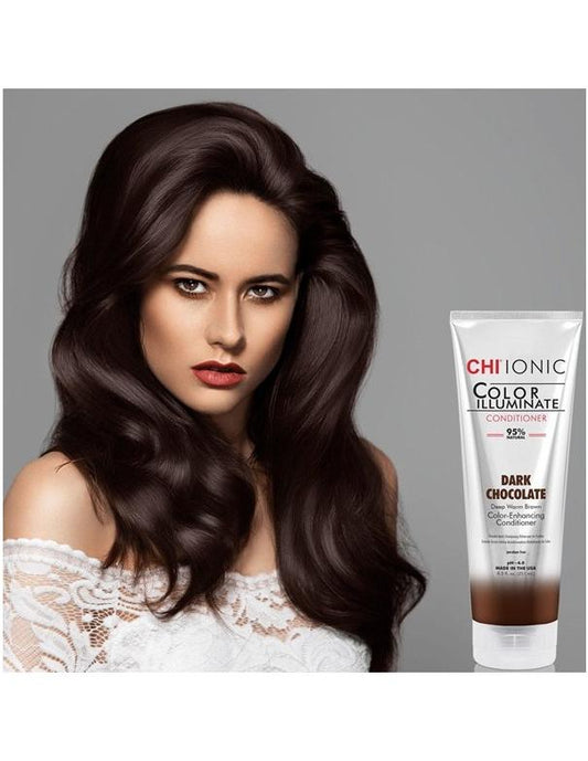 Après-shampoing CHI Color Illuminate Chocolat Noir - 251 ml