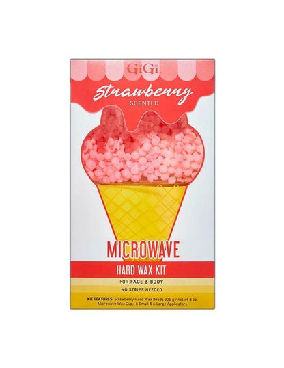 Kit de perles de cire pour micro-ondes GiGi Fraise