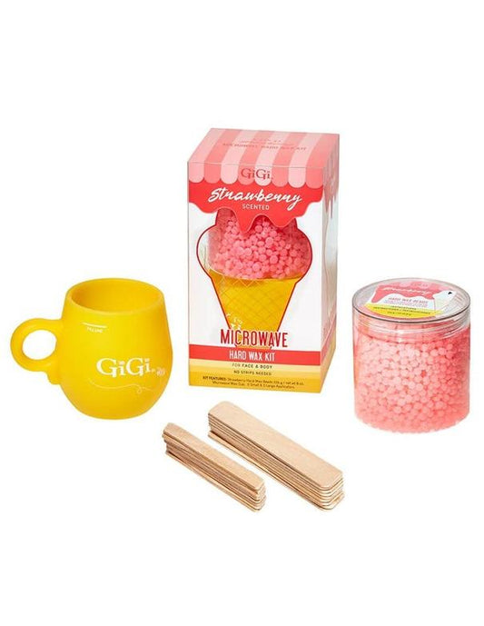 Kit de perles de cire pour micro-ondes GiGi Fraise