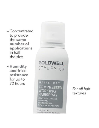 Laque de travail compressée Goldwell StyleSign - 117g