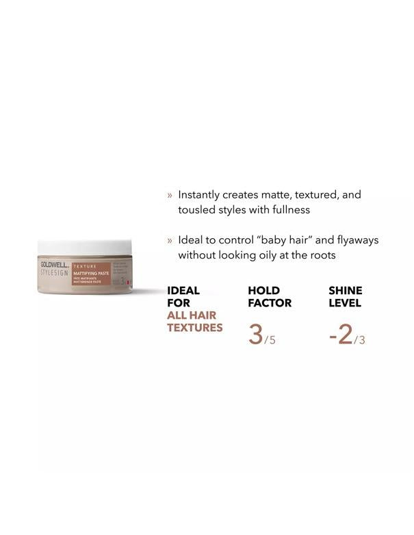 Pâte matifiante texture Goldwell StyleSign - 100 ml