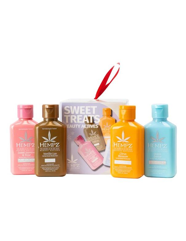 Coffret de mini-hydratants actifs de beauté Sweet Treats de Hempz