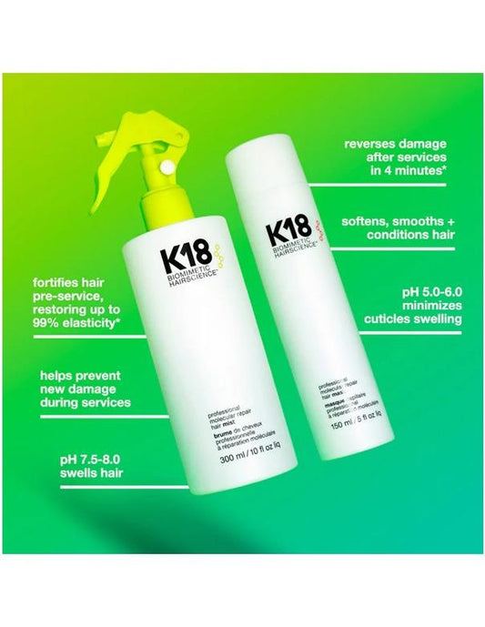 Brume capillaire réparatrice moléculaire K18 - 300 ml