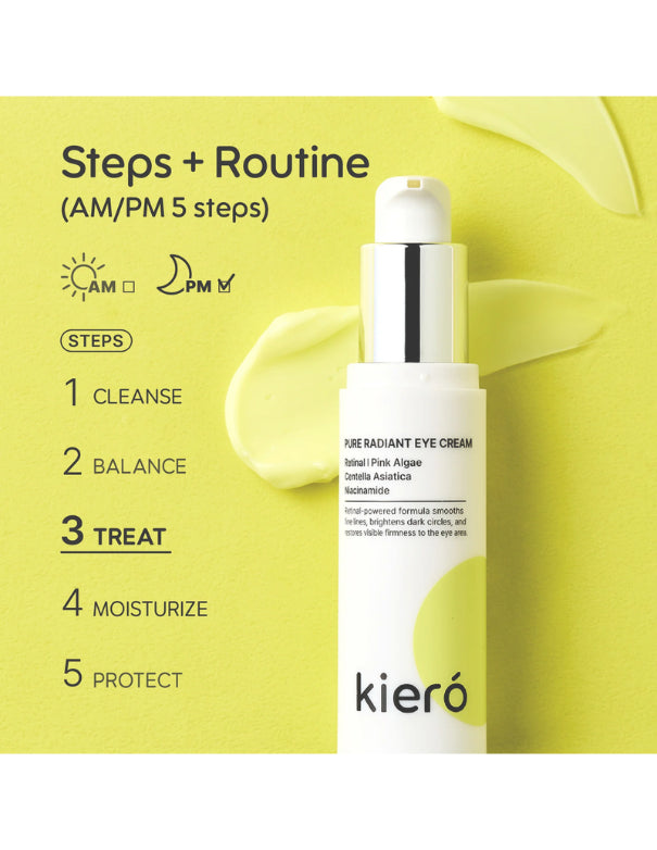 Kiero Pure Radiant Eye Cream - 25ml