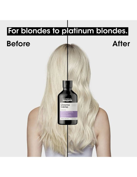 L'Oreal Chroma Crème Purple Shampoo - 500ml