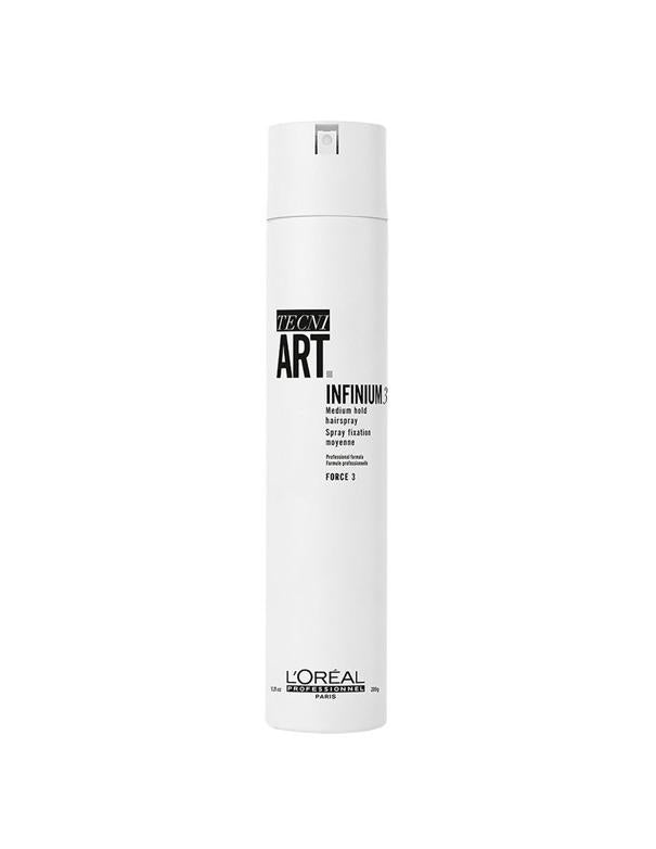 Spray fixation moyenne L'Oréal TECNI.ART Infinium 3 - 289 g