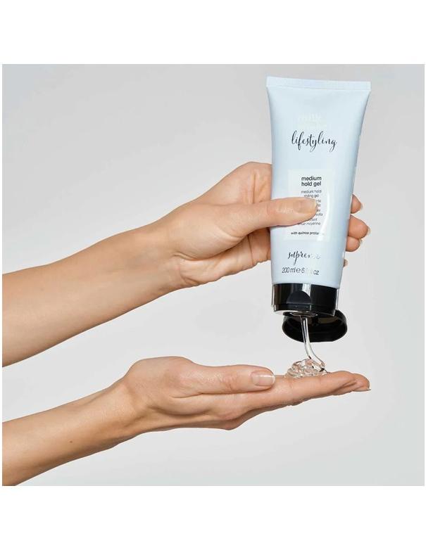 Gel coiffant à tenue moyenne Milkshake Lifestyling - 200 ml