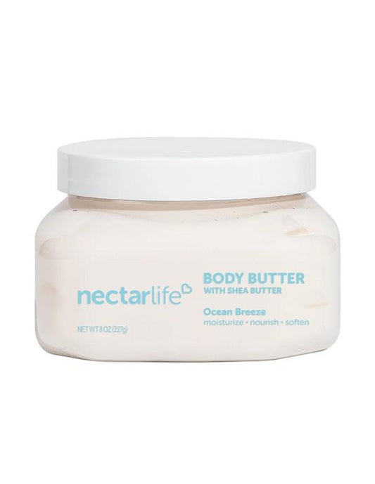 Beurre corporel hydratant au karité Nectarlife, brise océanique - 227 g