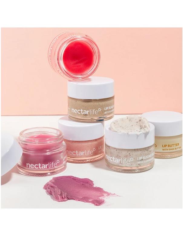 Gommage pour les lèvres au sucre Nectarlife à la fraise