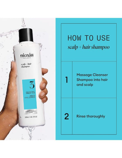 Nioxin System 3 Cleanser - 1L
