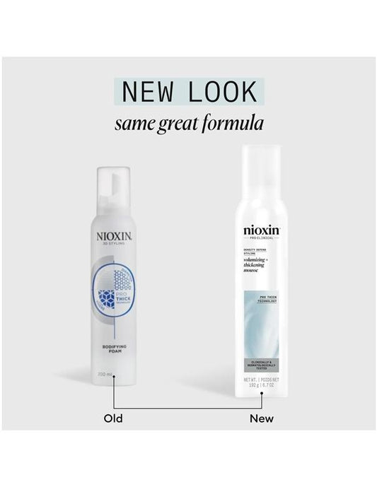 Mousse coiffante volumisante et épaississante Nioxin Density Defend - 192 g