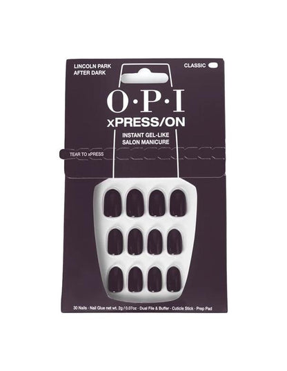 OPI xPRESS-ON sublime Lincoln Park à la tombée de la nuit