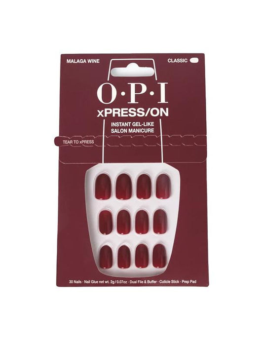 Ongles OPI xPRESS-ON Malaga Wine
