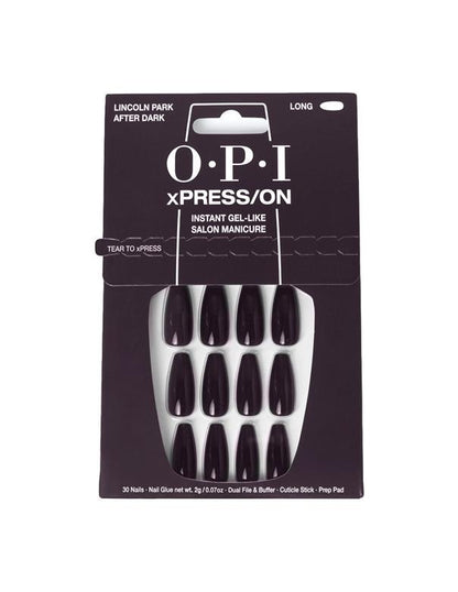 OPI xPRESS-ON sublime le Lincoln Park à la tombée de la nuit