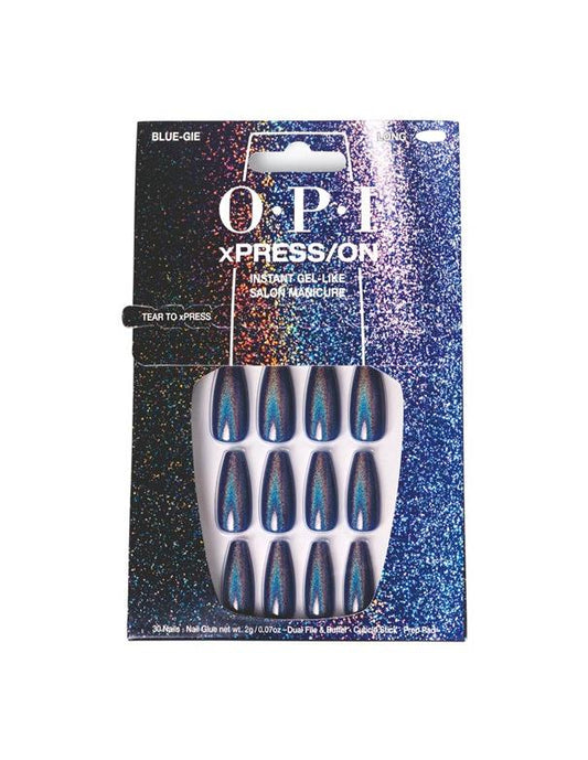 Ongles longs OPI xPRESS/ON Blue-Gie