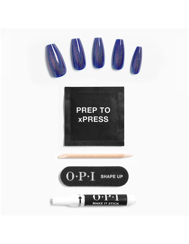 Ongles longs OPI xPRESS/ON Blue-Gie