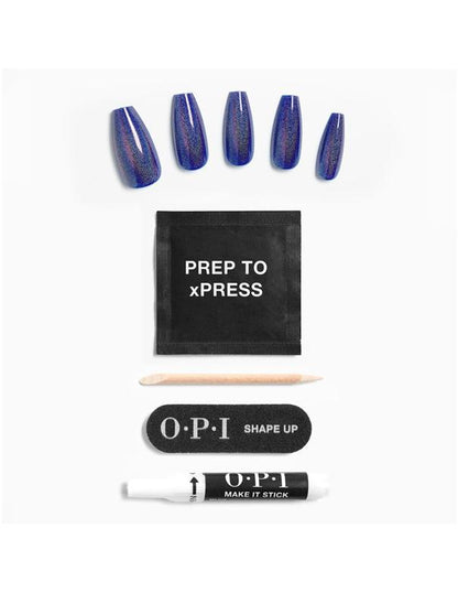 Ongles longs OPI xPRESS/ON Blue-Gie