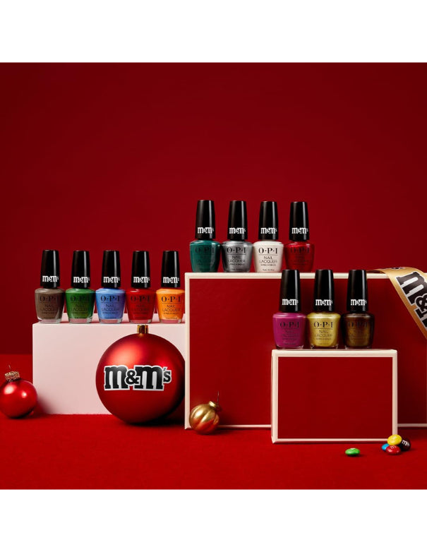 OPI x M&M's Feeling Mmmerry