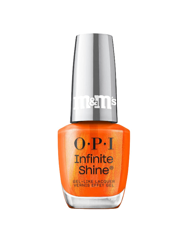 OPI x M&M's Infinite Shine Jingle Bell Crunch