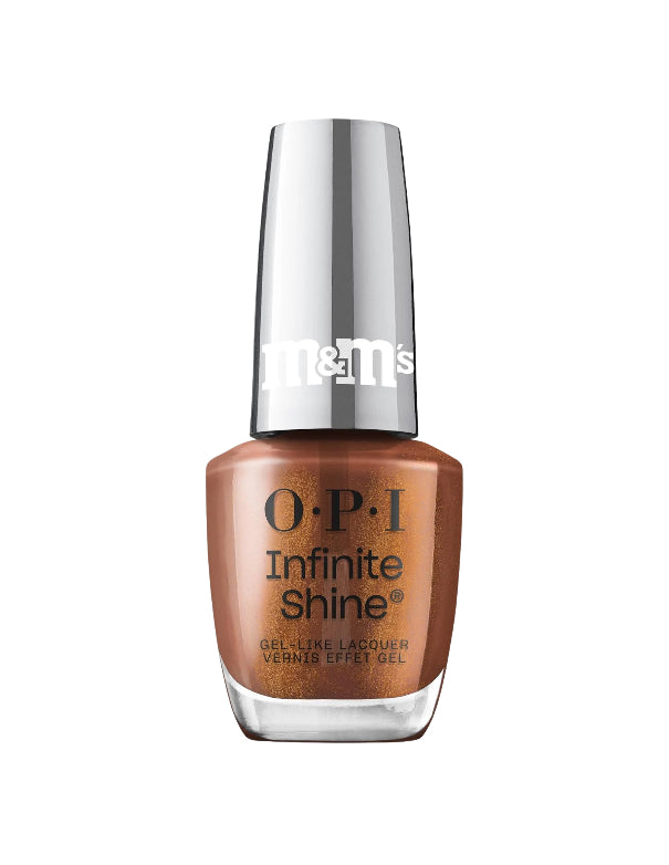 OPI x M&M's Infinite Shine I Caramel For You