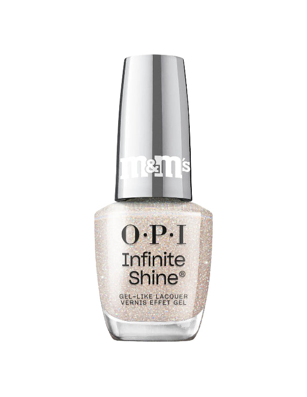 OPI x M&M's Infinite Shine Candied Cutie