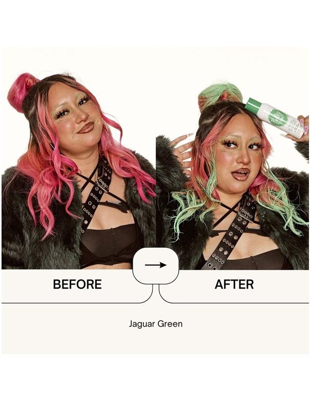 Spray colorant temporaire Punky Colour Vert Jaguar - 100 g