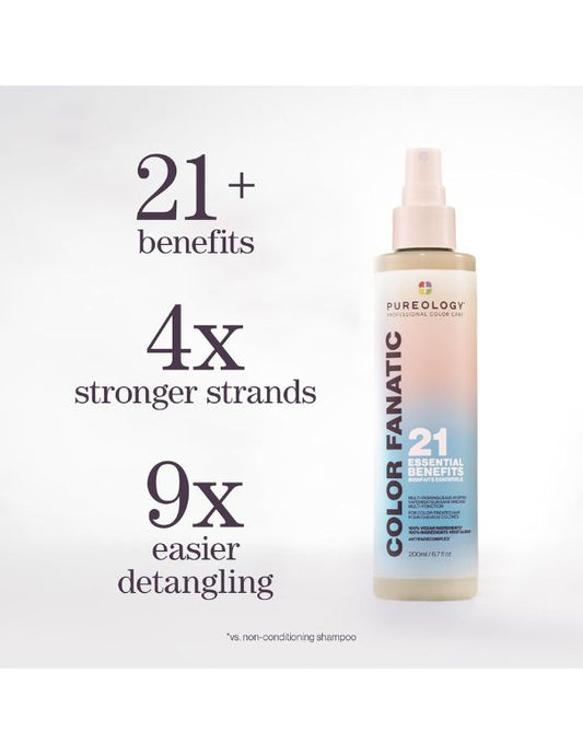 Spray multi-tâches sans rinçage Pureology Color Fanatic - 400 ml