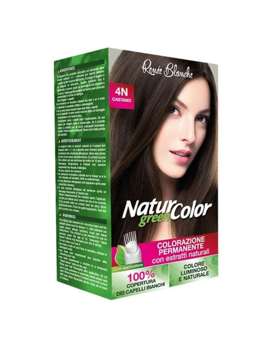 Renee Blanche Natur Green Color 4N Brun