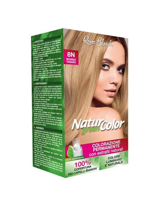 Renee Blanche Natur Green Color 8N Blond Clair