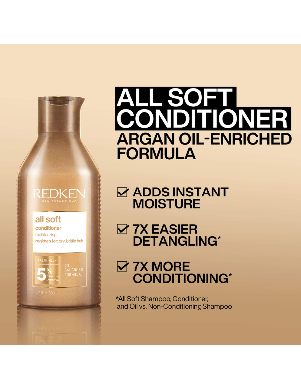 Redken All Soft Conditioner - 300ml