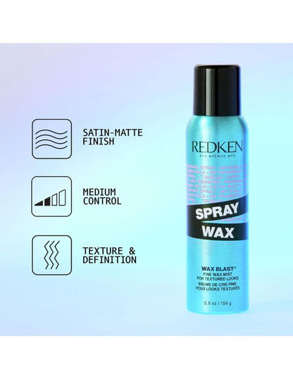 Redken Spray Wax Invisible Texture Hairspray - 156g Tousled Finish