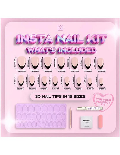 Kit de pose d'ongles à coller RPNZL - Vixen